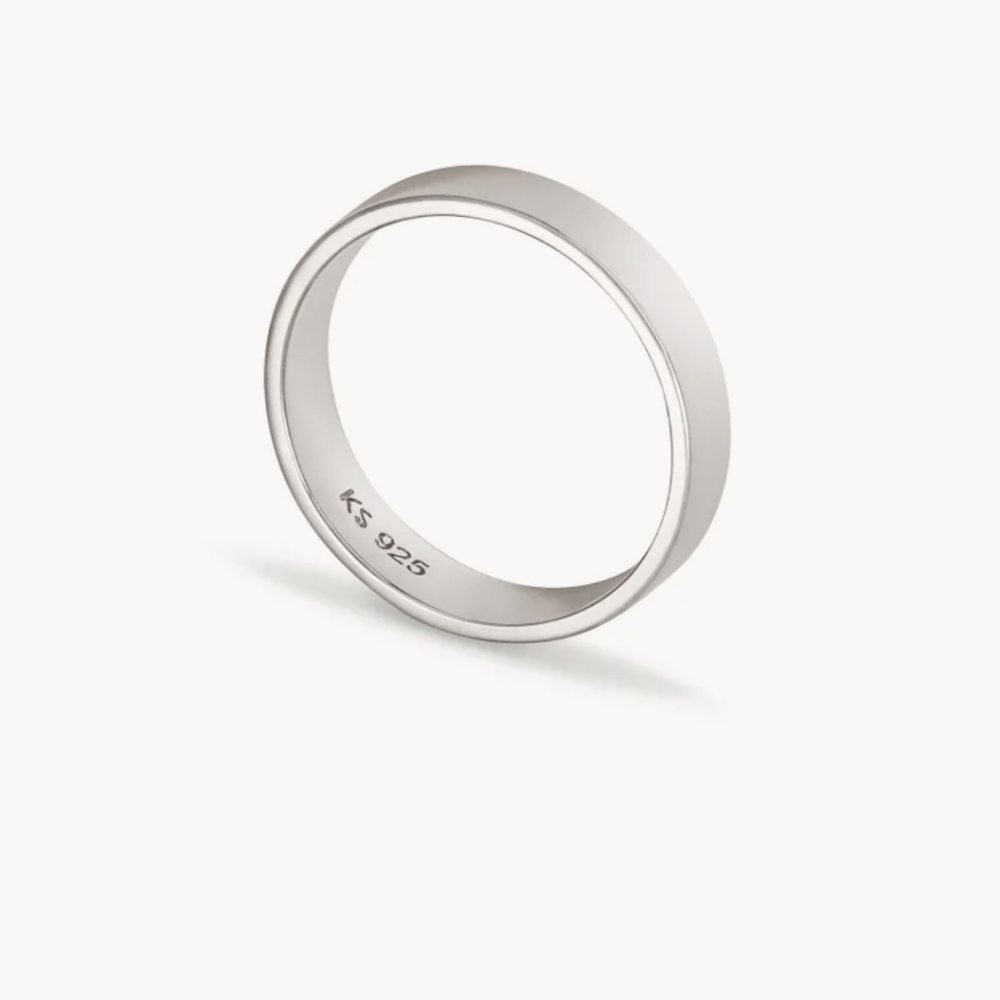 Kendra Scott Rylee Band Ring Sterling Silver Sz 6 NWT